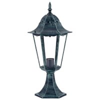 Sockelleuchte NORDERNEY Aluminium, grün-schwarz...