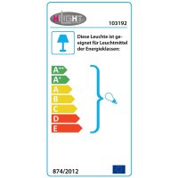 Sockelleuchte NORDERNEY Aluminium, grün-schwarz...