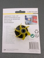 Ersatz-Tankdeckel universal schwarz/gelb Dunlop