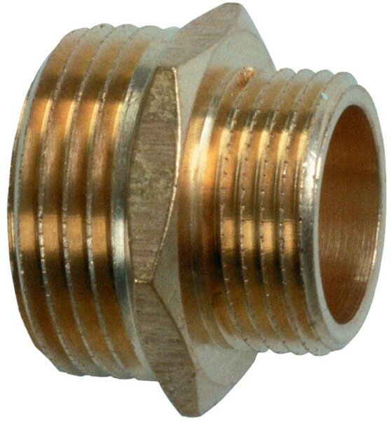 Reduzier-Doppelnippel Ms. 3/4"x1/2"