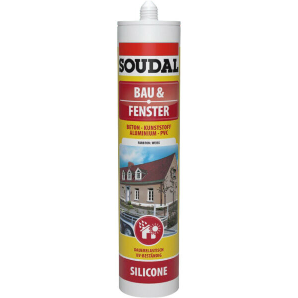 Bau & Fenster Silikon Grau 300ml SOUDL