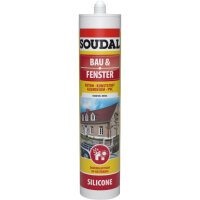 Bau & Fenster Silikon Grau/Betongrau 300ml SOUDL