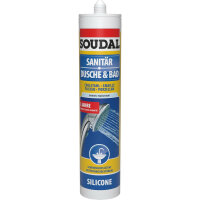 Sanitärsilikon Dusche & Bad Weiss 300ml SOUDAL