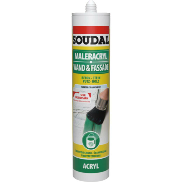 Maleracryl Wand & Fassade Grau 300ml SOUDAL