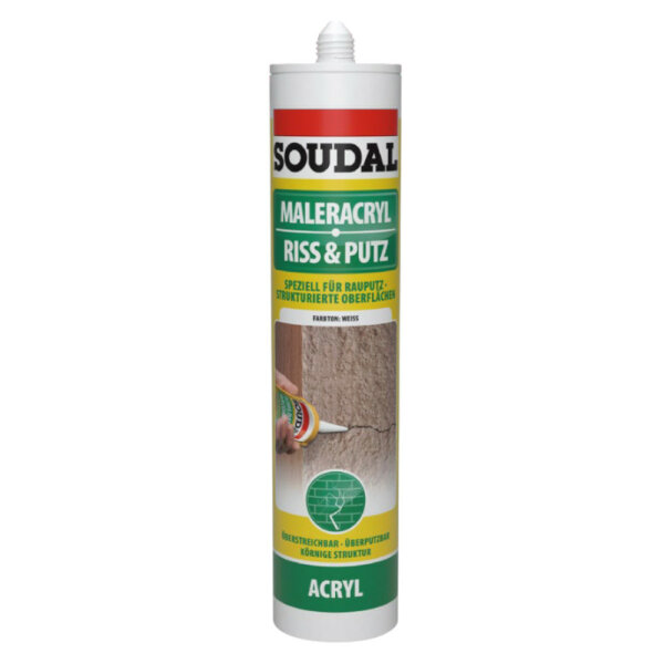 Maleracryl Riss & Putz Weiss 300ml SOUDAL