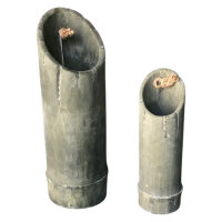 Vase Bambusstiel rund grün 25cm