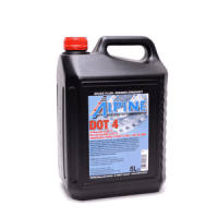 Bremsflüssigkeit DOT4 5 Liter ALPINE