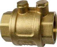 Zwischenventil mit Entleerung Messing IG 1 1/4"