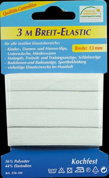 Breit-Elastic 3m weiß