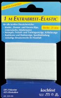 Extrabreit-Elastic 1m weiß