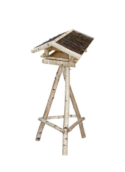 Vogelhaus mit Ständer 65x60x105cm dunkles Dach