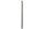 Tischbein PASO Ø60x1.150 mm edelstahl optik