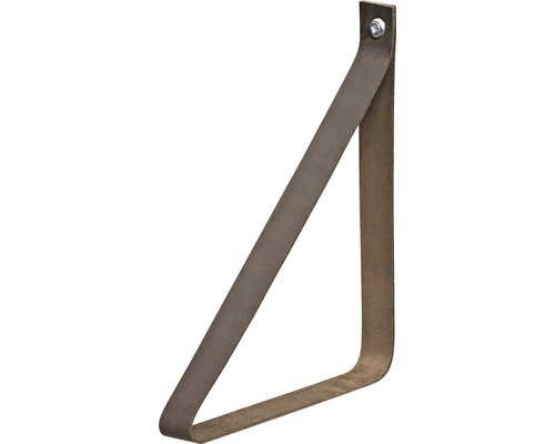 Konsolen Set LOOP 790x30x1,8 mm leder braun