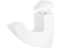 MetallClip Scoop 2er Set verstellbar 5 - 40 mm, weiß