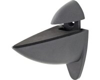 MetallClip Ara 2er Set verstellbar 6 -25 mm, anthrazit