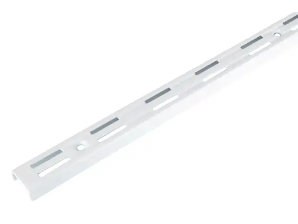 Wandschiene 2-reihig 1.495 mm weiß