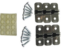 Regalbodenfixierung Duofix edelstahl 6tlg.