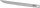 Grillmesser Edelstahl 42cm ACTIVA