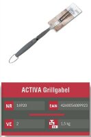 Grillgabel Edelstahl ACTIVA