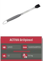 Grillpinsel 45cm Edelstahl ACTIVA