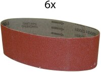 Schleifband 76x533 mm K80 6-tlg.