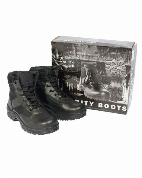 SECURITY HALBSTIEFEL SCHWARZ Gr. 41/US 8 MIL-TEC