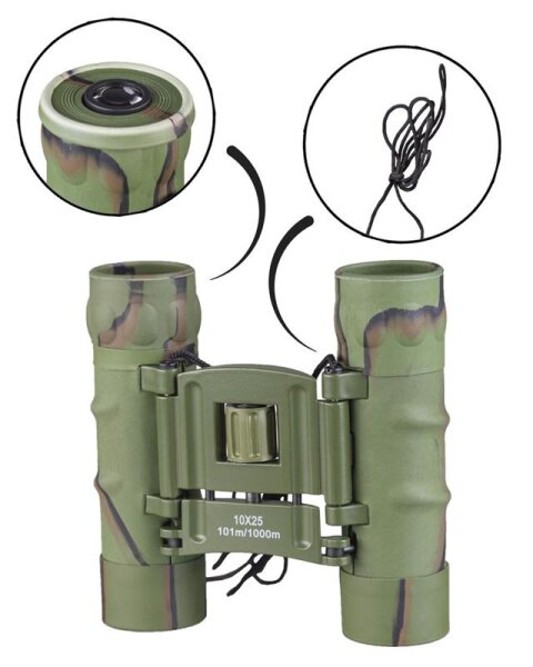 FERNGLAS FALTBAR GEN.II 10X25 TARN MIL-TEC
