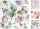 Servietten 20er 33x33cm Blumen sort.