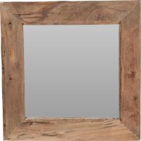 Spiegel Teak Viereckig 50x50cm