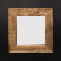 Spiegel Teak Viereckig 50x50cm