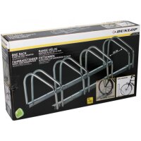 Fahrradständer f.4Fahrräder 120cm Silber Dunlup