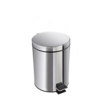 Treteimer 5 Liter chrom