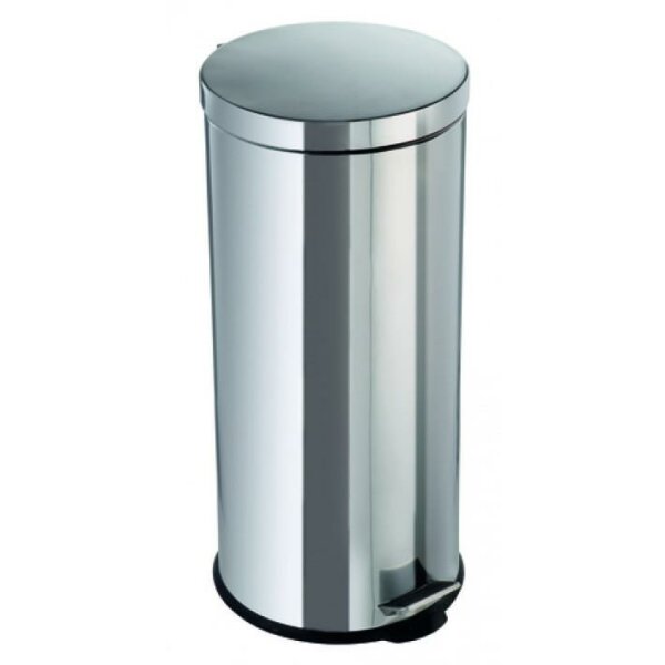 Treteimer 30 Liter chrom