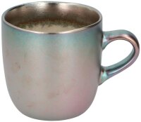 Kaffeebecher Steingut multicolor 440ml Ø9cm/Höhe 13,5cm