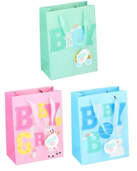 Geschenktasche 24x18x10cm Baby