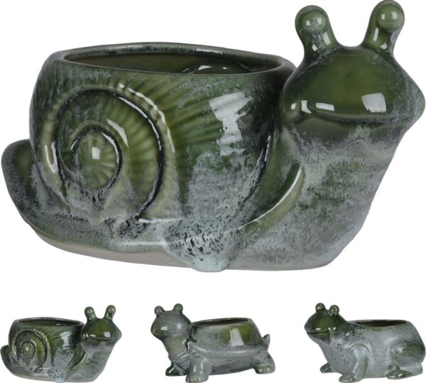 Blumentopf Tierdesigns 3f.sort.