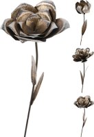 Gartenstecker Metall-Blume auf Stab 3f.sort. ca.92cm