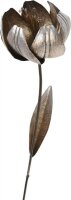Gartenstecker Metall-Blume auf Stab 3f.sort. ca.92cm