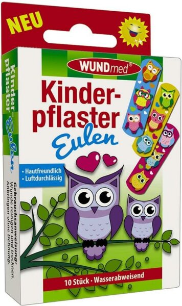 Kinderpflaster "Eule"10er