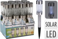 Solarleuchte LED Edelstahl 41,5cm