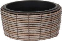 Blumentopf rund braun groß Ø44cm