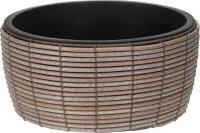 Blumentopf rund braun groß Ø44cm