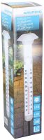 LED-Solarlampe mit Thermometer und Erdspieß