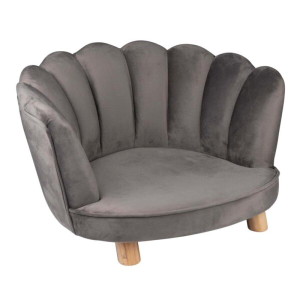 Haustier Sessel 61,5x52x33cm grau