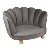 Haustier Sessel 61,5x52x33cm grau