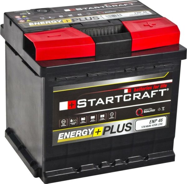 Starterbatterie 12V/46Ah 420A 207x175x190mm Energy Plus ENP46