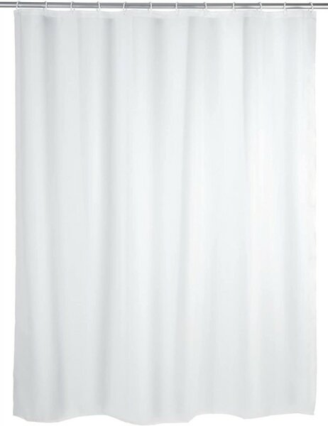 Duschvorhang 180x200cm Uni weiß gefrost PEVA