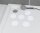 Antirutsch-Sticker 6er Round transparent