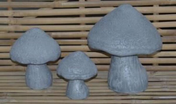 Pilz Leichtzement grau 11,5x14,5cm