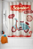 Duschvorhang Vintage Scooter 180x200cm,inkl....